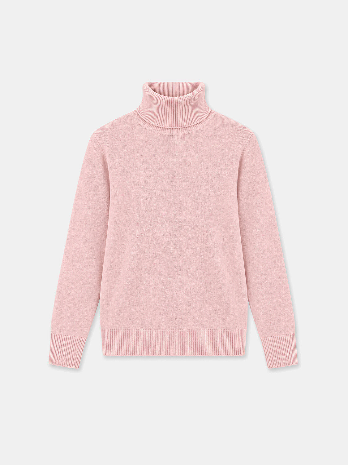 Wool Basic Turtleneck Sweater - 1