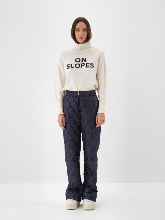 Wool Patterned Sweater - Xint