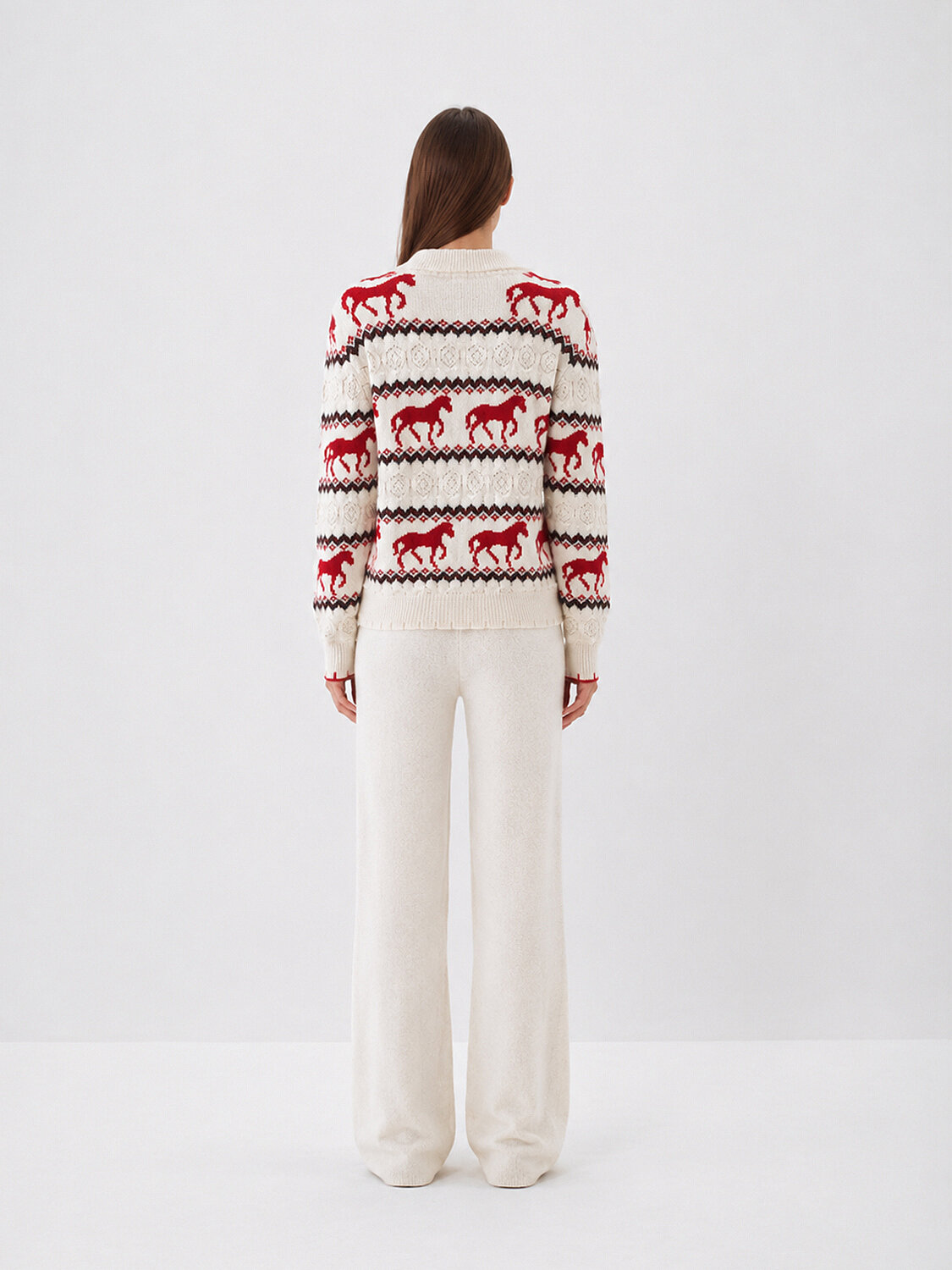 Wool Patterned Sweater - 5