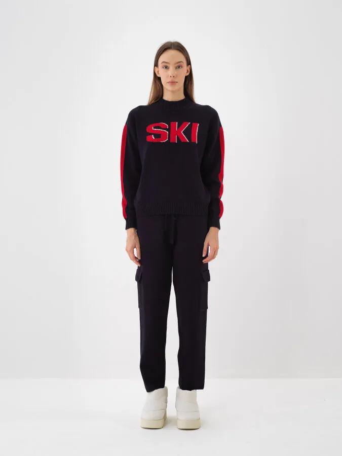 Wool Patterned Sweater - Xint