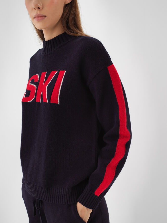 Wool Patterned Sweater - Xint