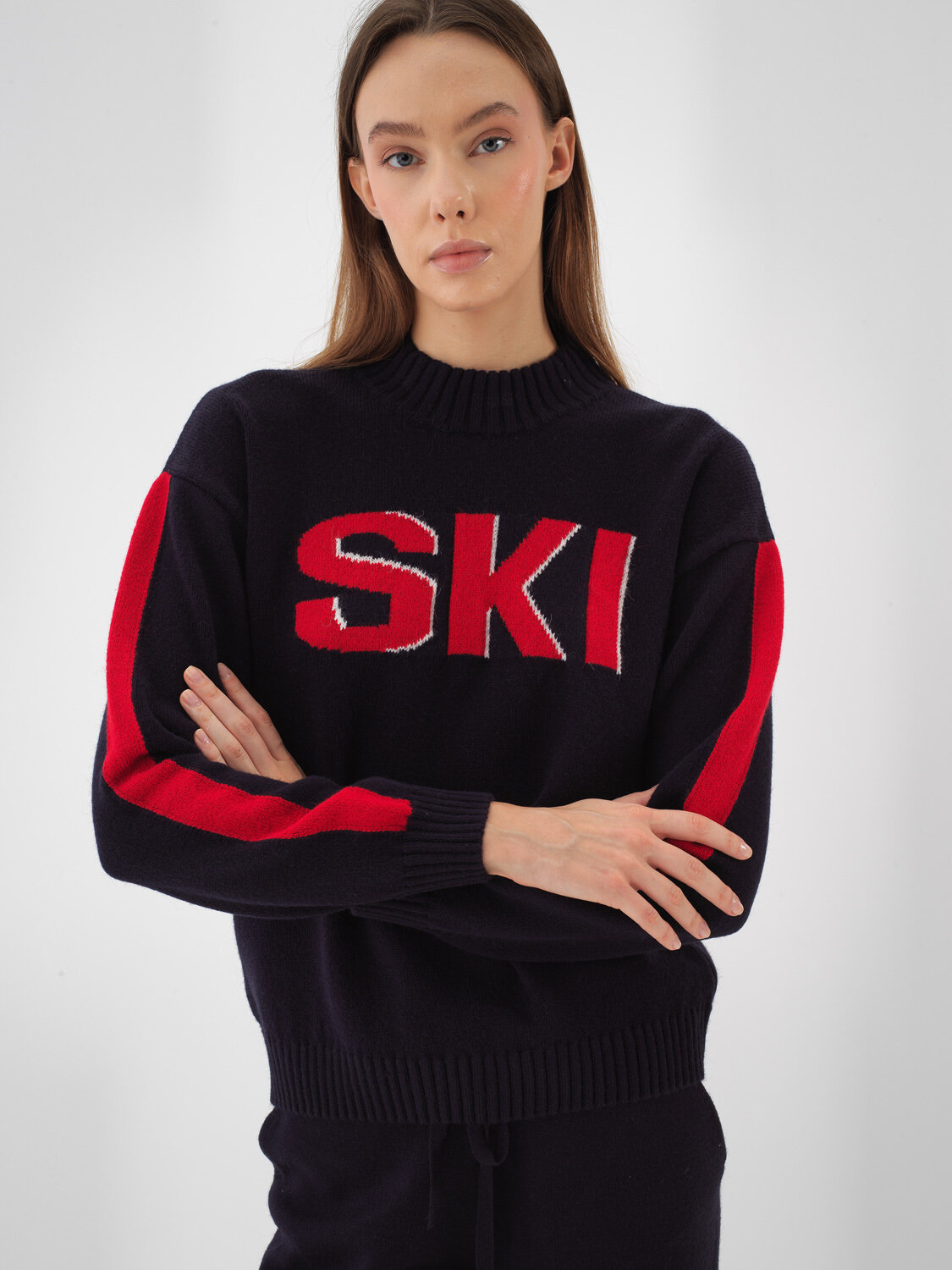 Wool Patterned Sweater - Xint