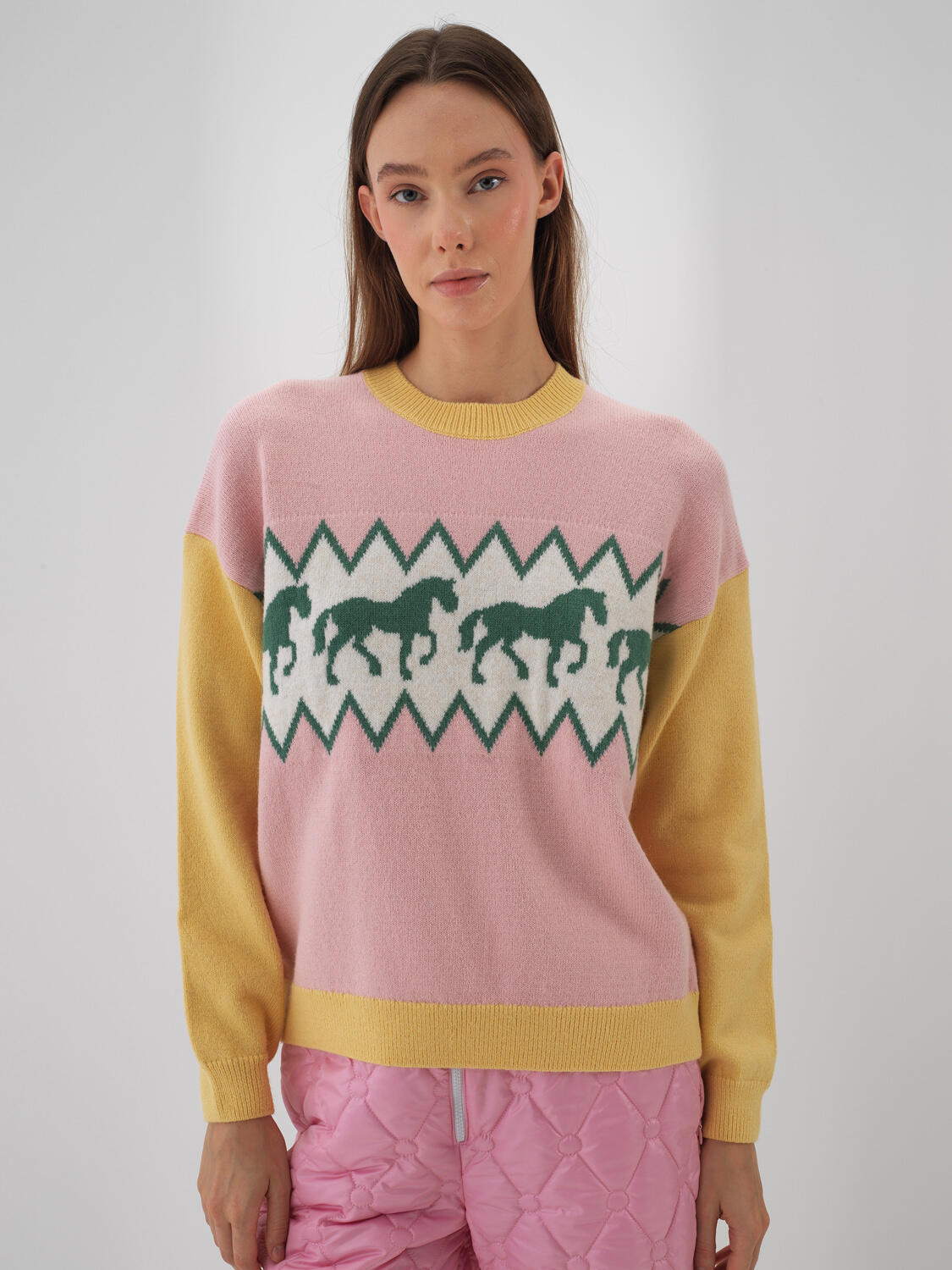 Wool Patterned Sweater