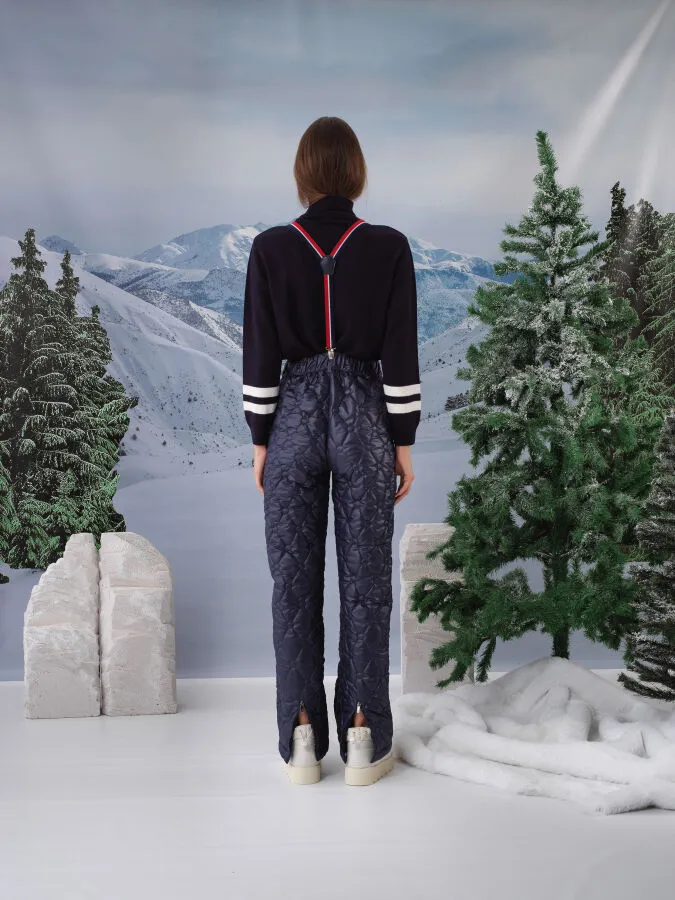 Wool Patterned Turtleneck Sweater - Xint