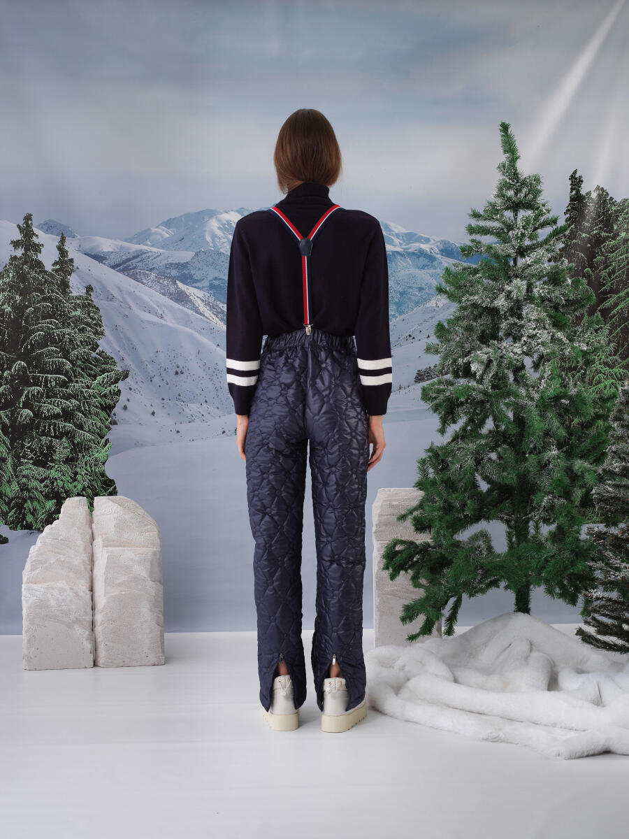 Wool Patterned Turtleneck Sweater - 5