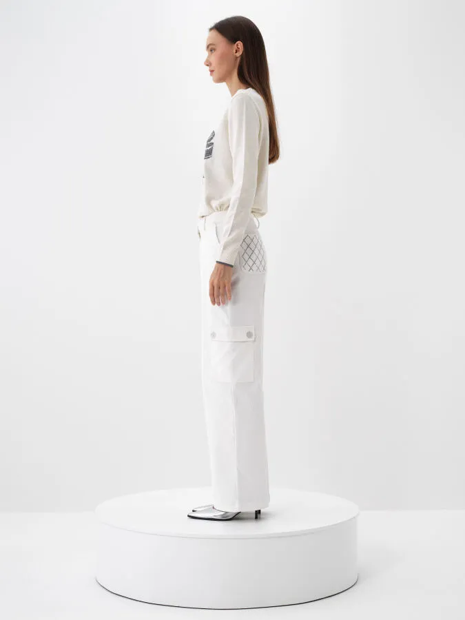 Wool Printed Sweater - Xint