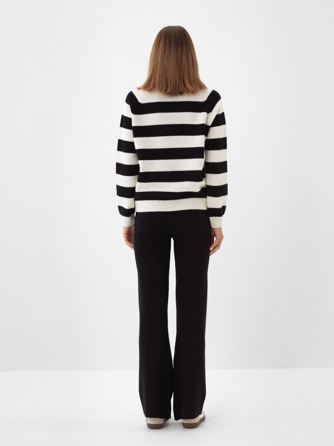 Wool Striped Sweater - Xint