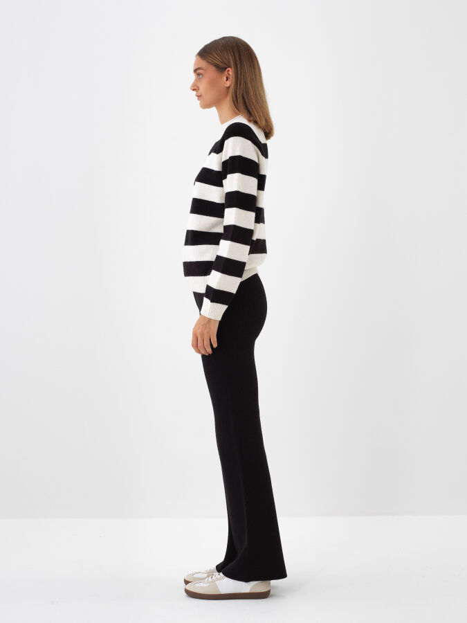 Wool Striped Sweater - Xint