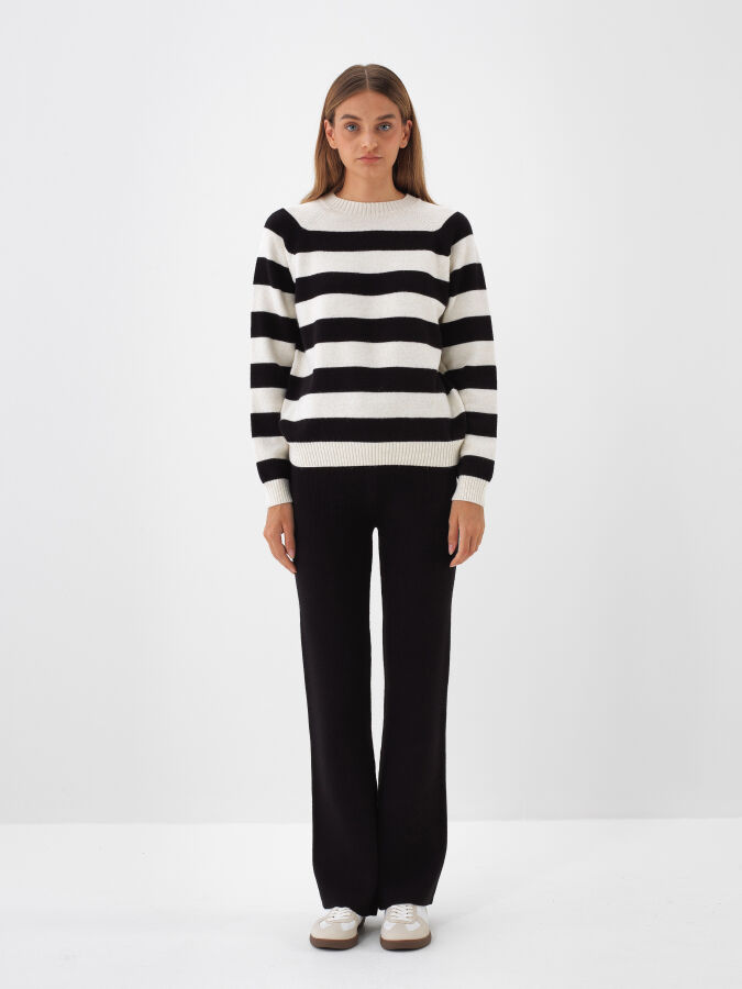 Wool Striped Sweater - Xint