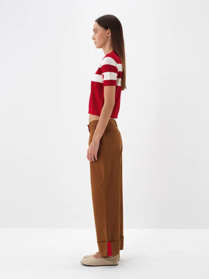 Wool Striped Sweater - Xint