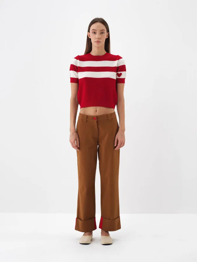 Wool Striped Sweater - Xint