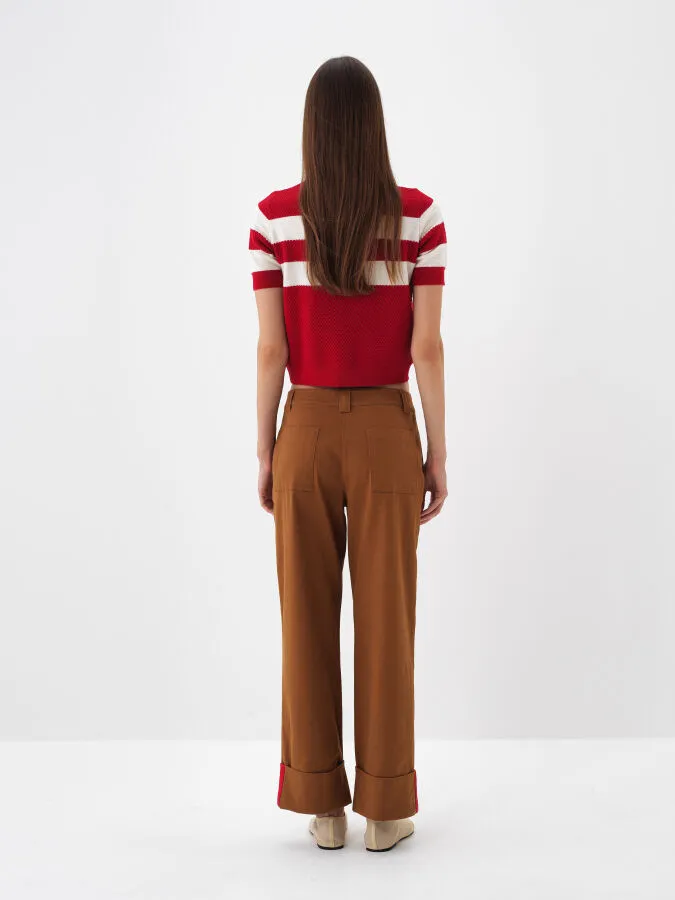 Wool Striped Sweater - Xint