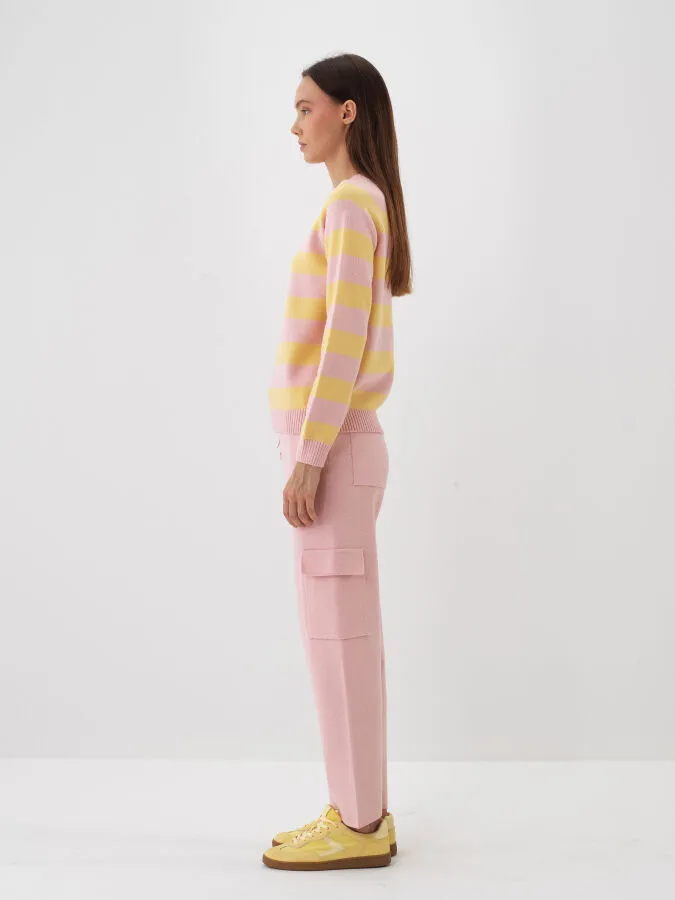 Wool Striped Sweater - Xint