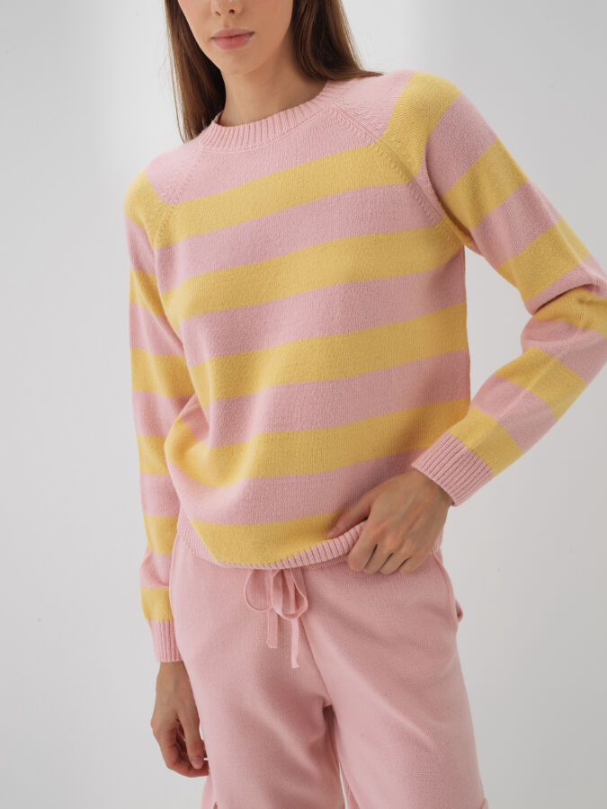 Wool Striped Sweater - Xint