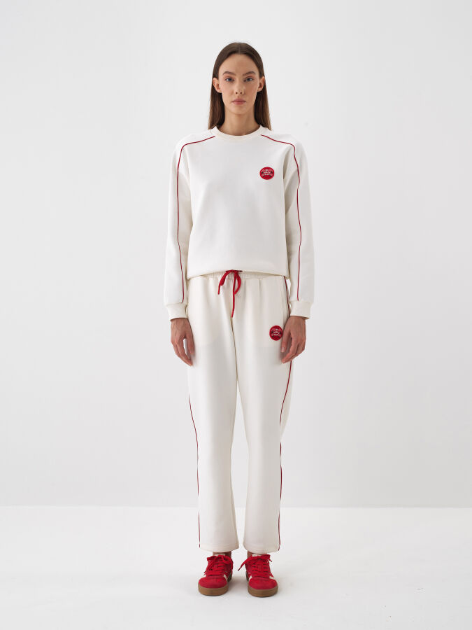 Cotton Printed Sweatshirt - Xint