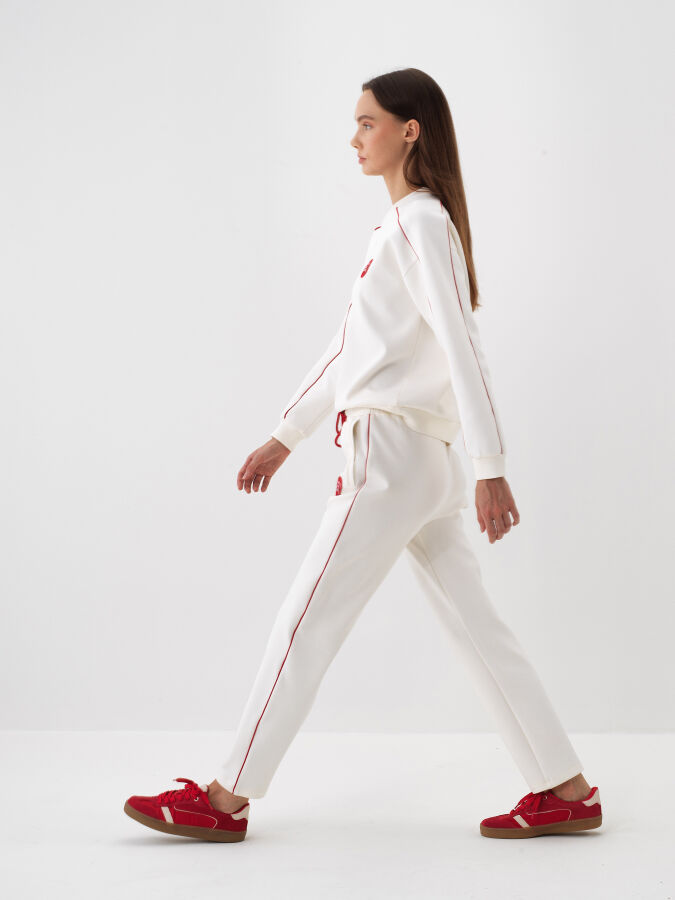 Cotton Printed Sweatshirt - Xint