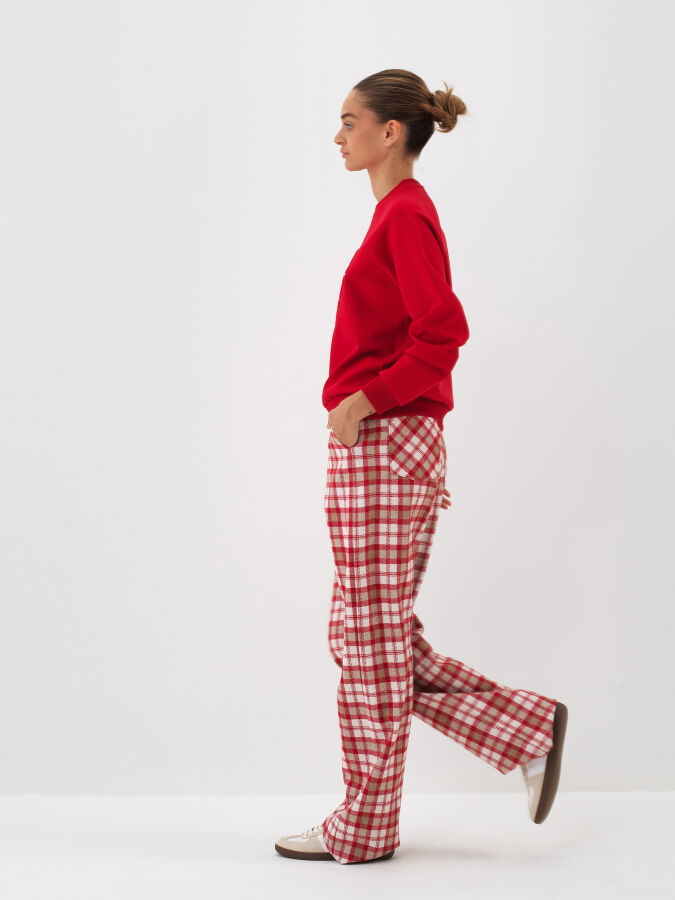 Cotton Printed Sweatshirt - Xint