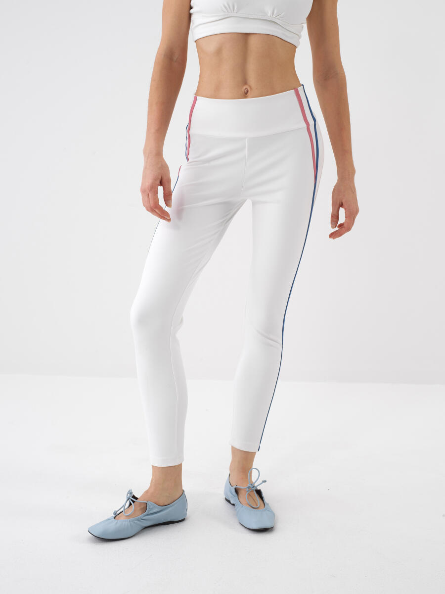 White Slim Fit Tights - 3