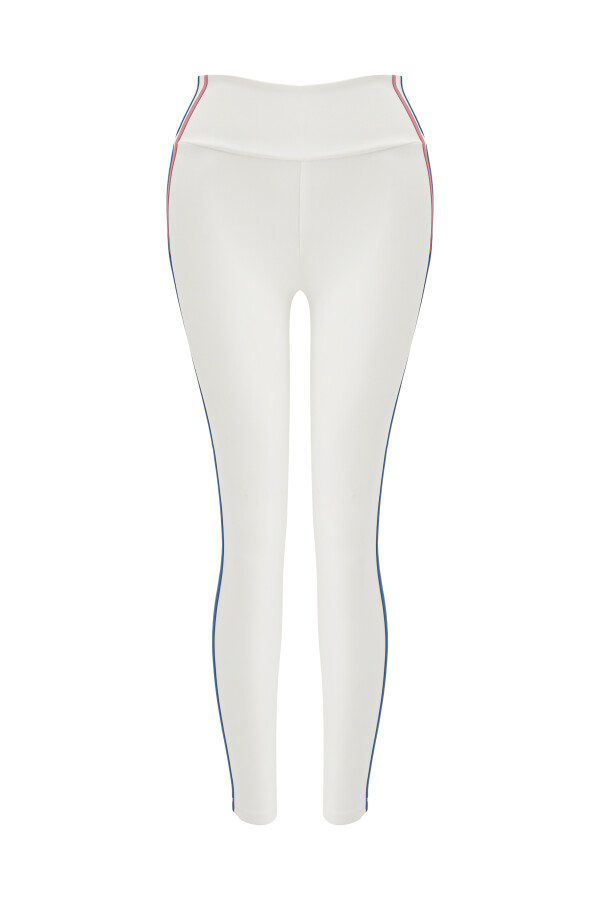 White Slim Fit Tights - Xint