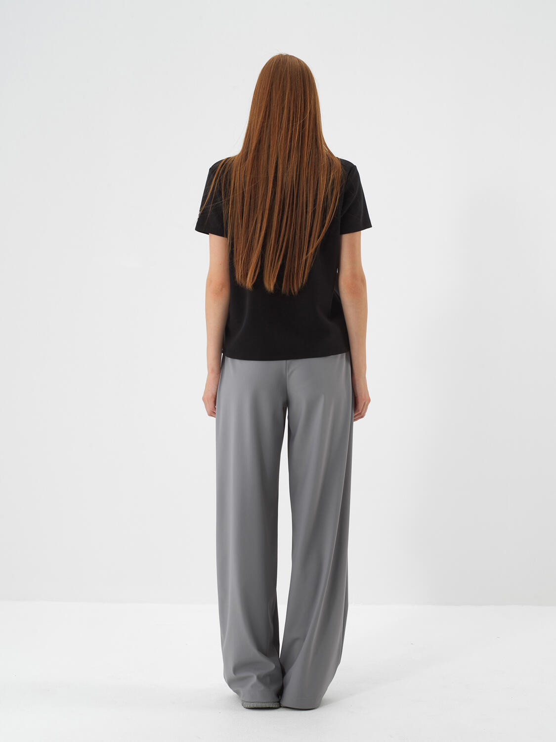 Black Modal Textured Regular Fit T-Shirt - 5