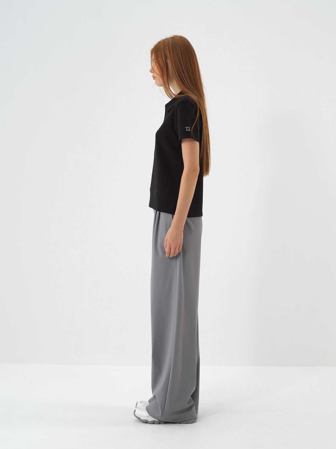 Black Modal Textured Regular Fit T-Shirt - Xint