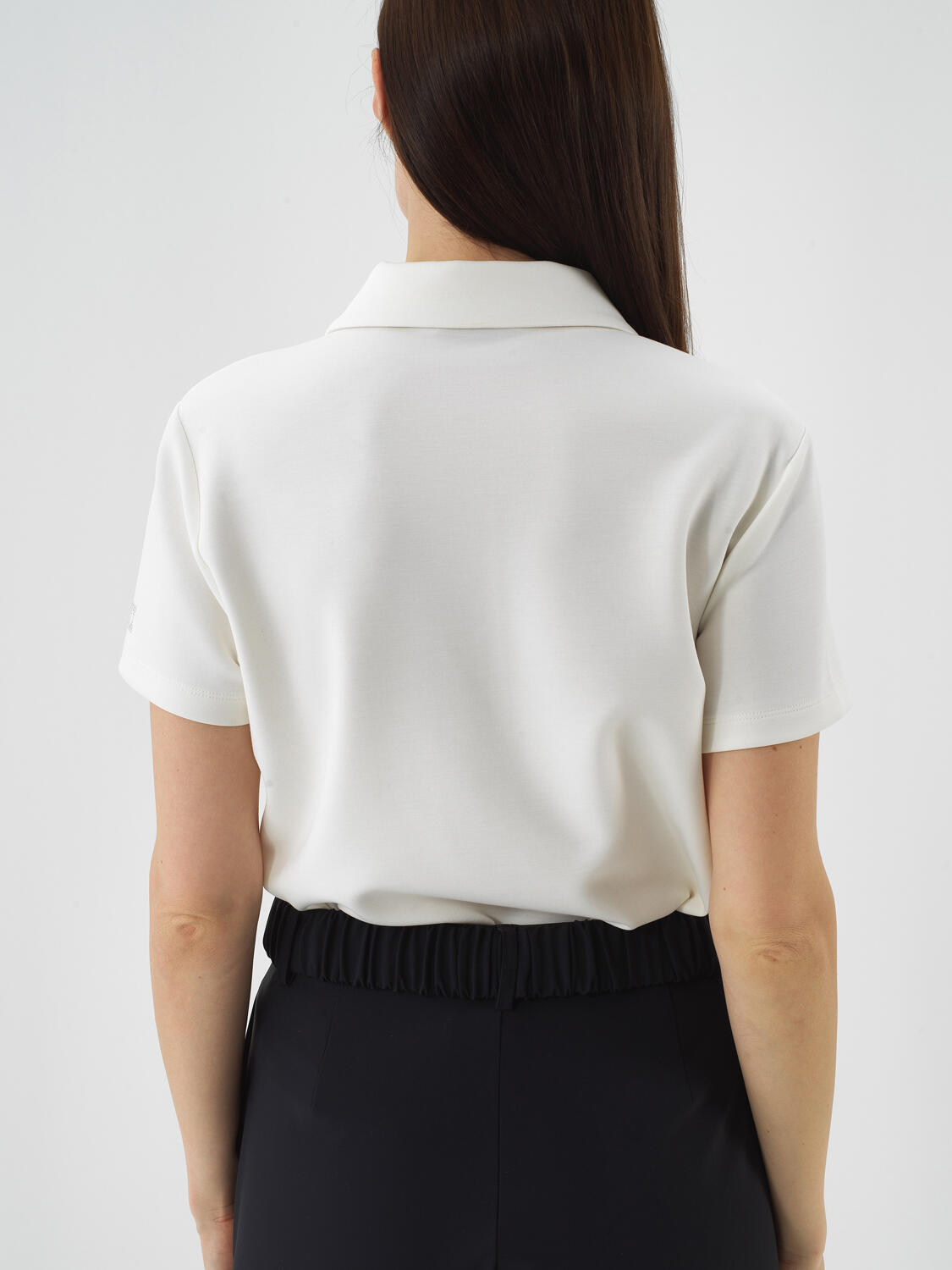 Ecru Modal Textured Regular Fit T-Shirt - 3