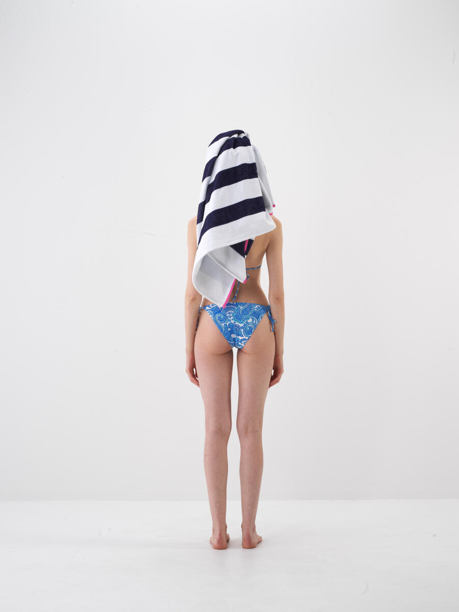 White Regular Fit Towel - 3