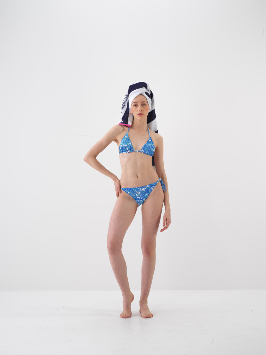 White Regular Fit Towel - 4