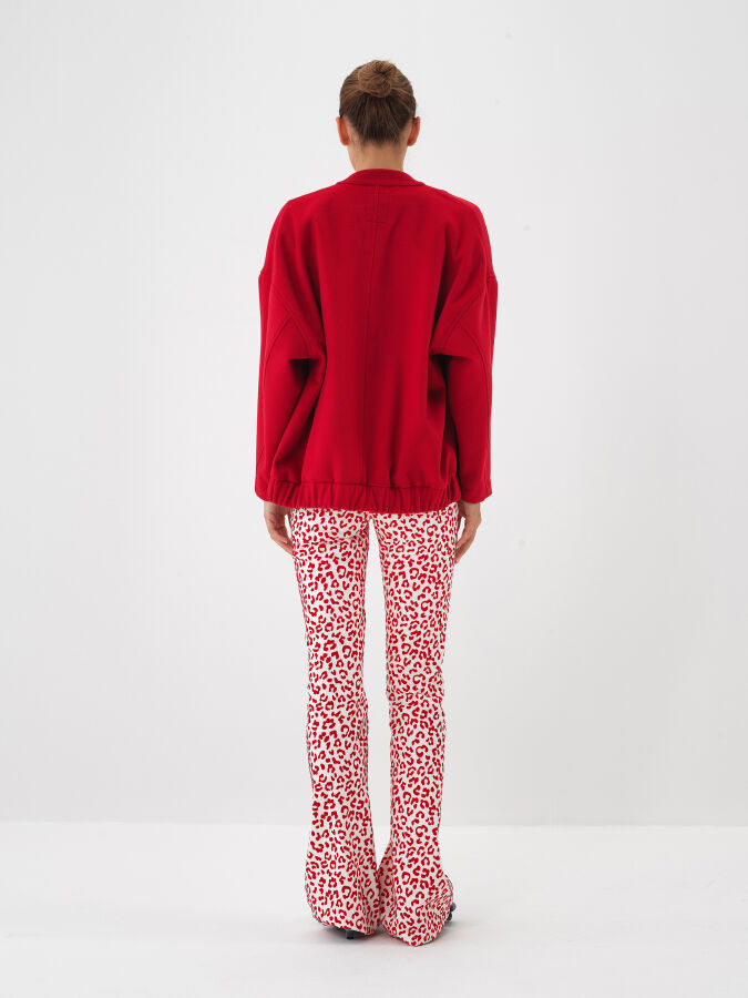 Cotton Leopard Print Pants - Xint