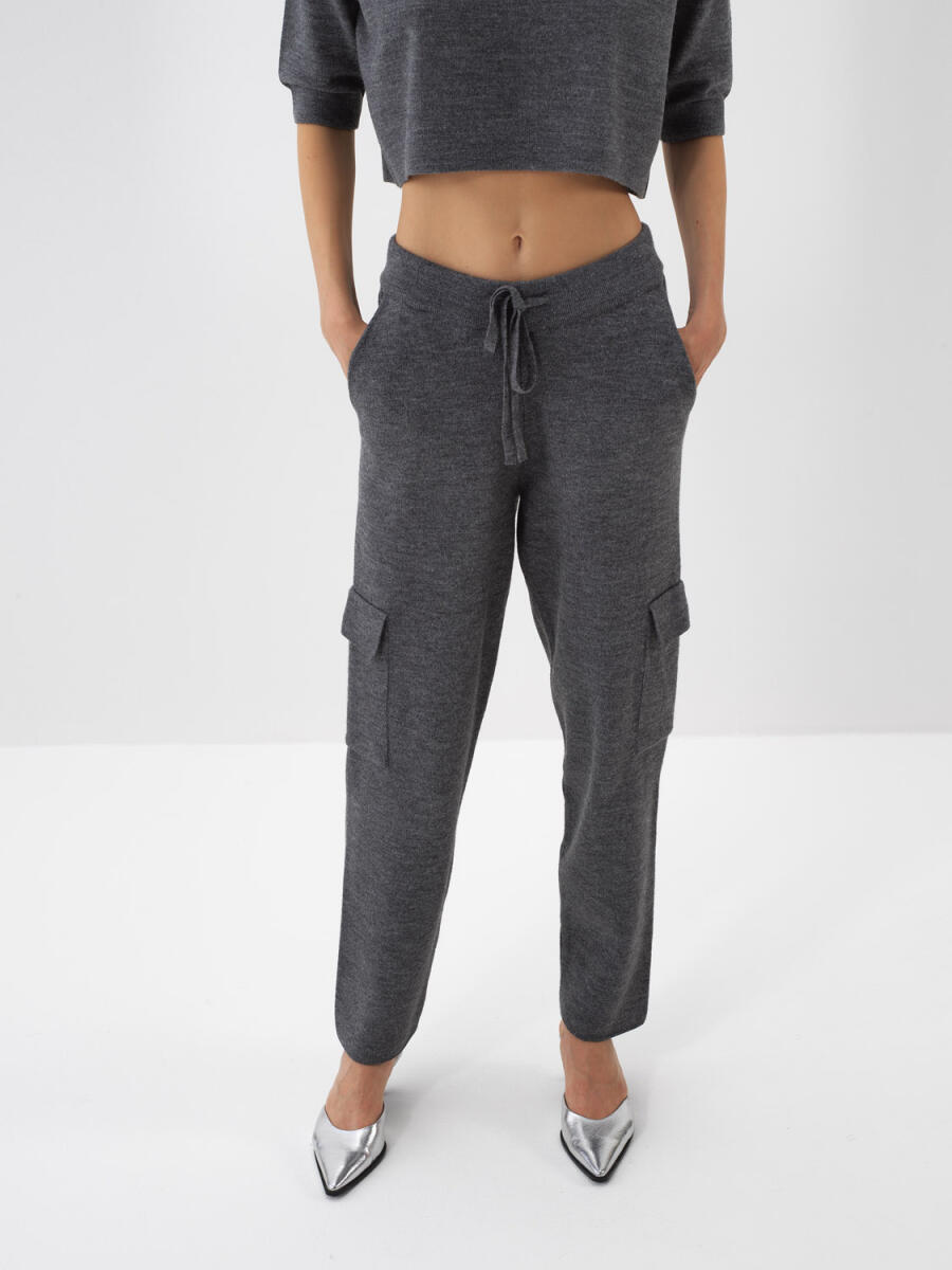 Wool Cargo Pocket Pants