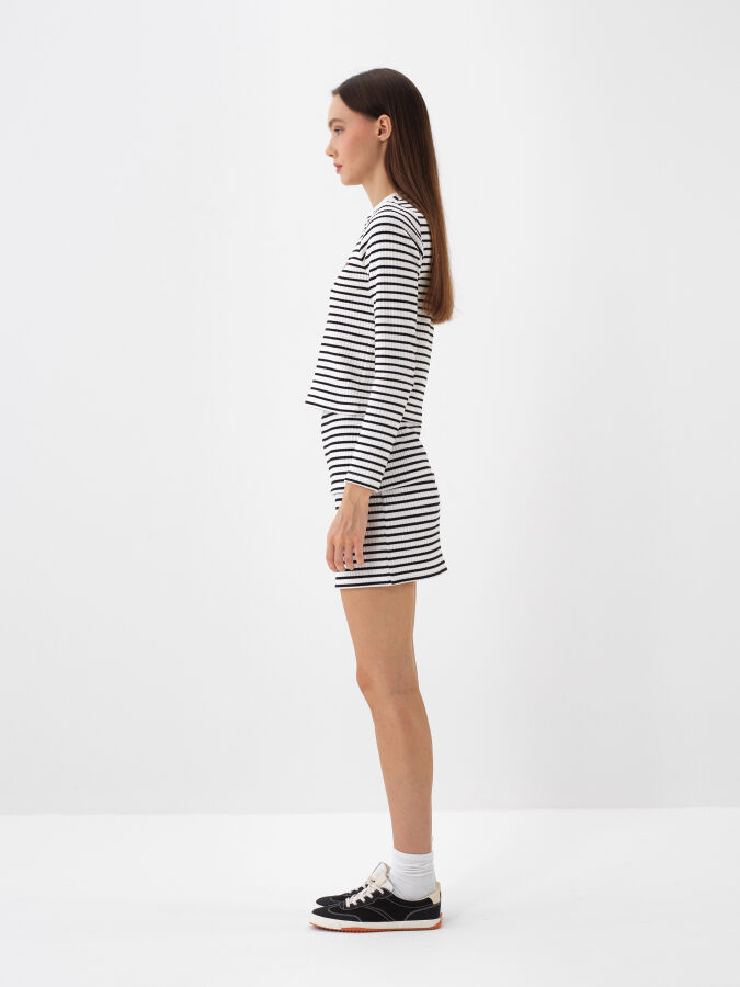 Striped Cotton T-Shirt - Xint