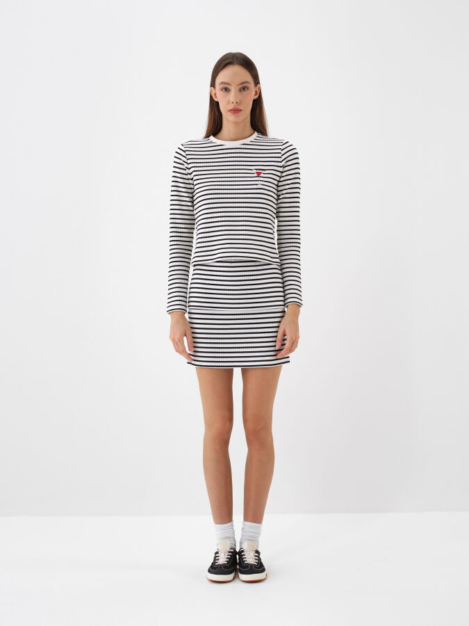 Striped Cotton T-Shirt - Xint