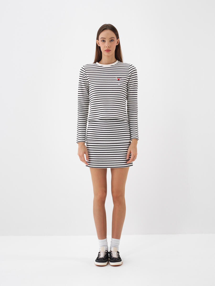 Striped Cotton T-Shirt - 3