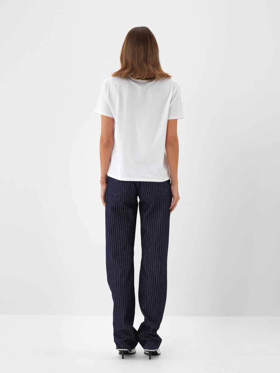 Modal Cotton Basic T-Shirt - 4