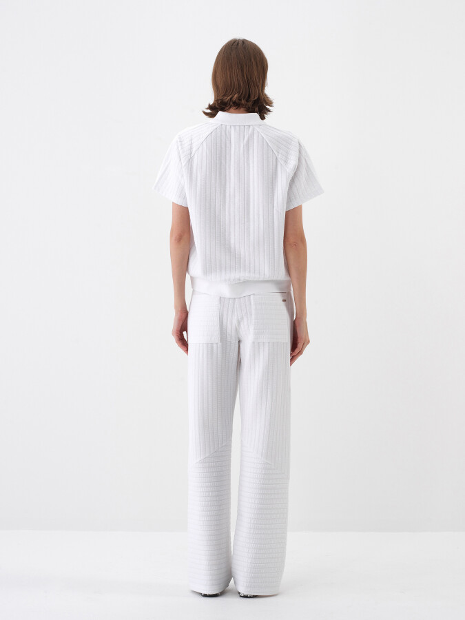 White Oversize Cotton T-Shirt - 5