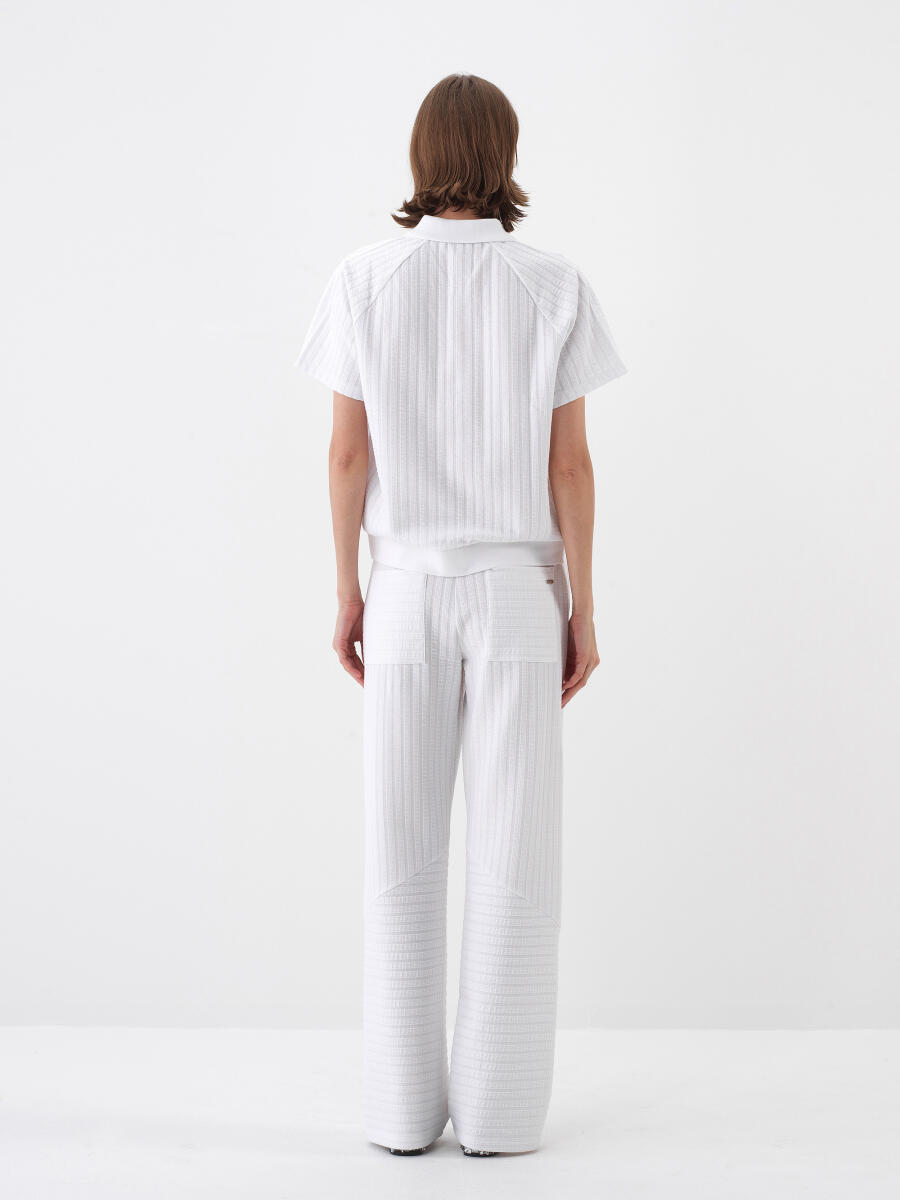 White Oversize Cotton T-Shirt - 5