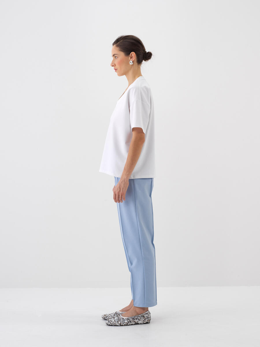 White Oversize Cotton T-Shirt - 3