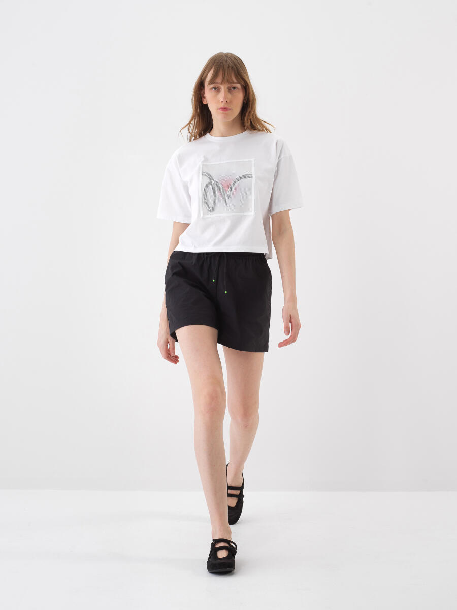 White Oversize Cotton T-Shirt - 2