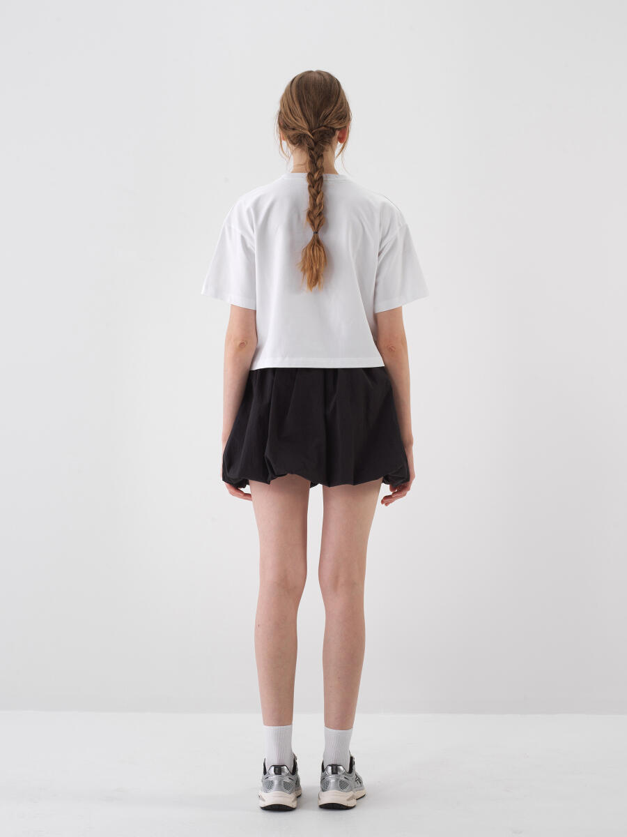 White Oversize Cotton T-Shirt - 5