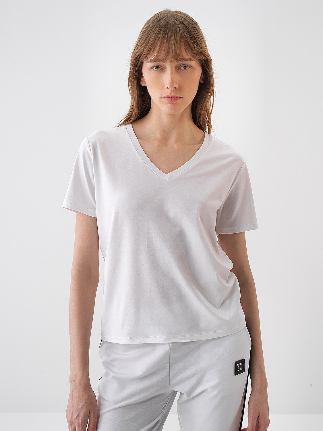 White Regular Fit Cotton T-Shirt