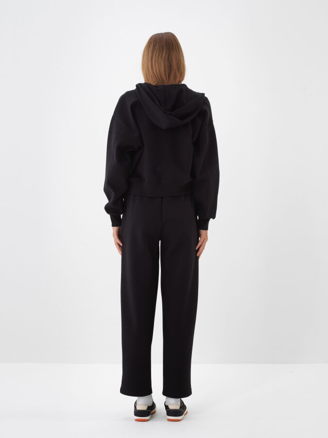 Cotton Sweatshirt Jacket - Xint