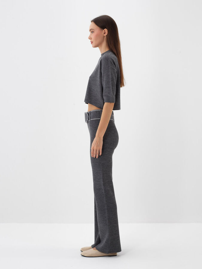 Wool Plain Pants - Xint