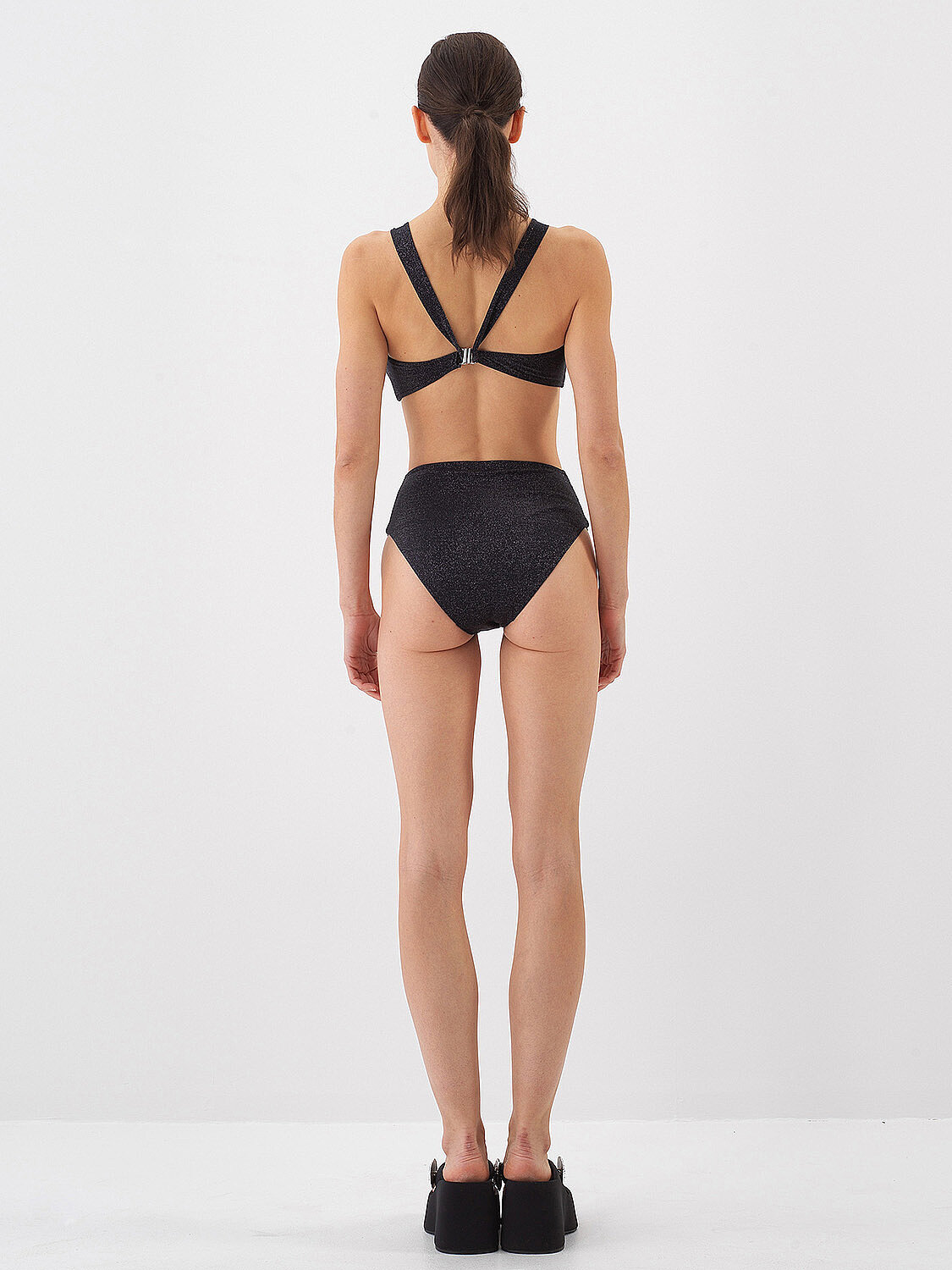 Xint Black Slim Fit Bikini Bottom - 5