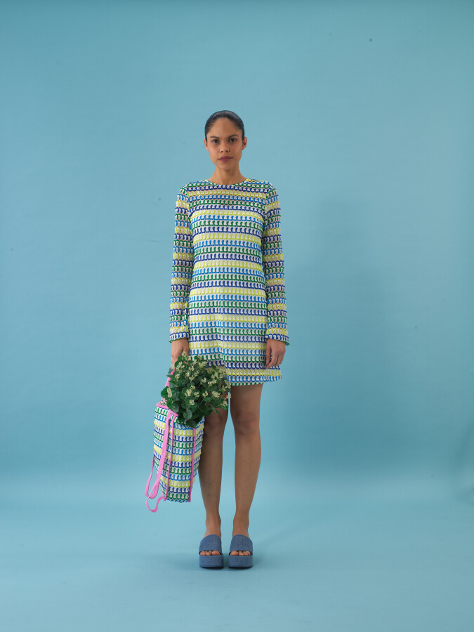 Xint Toptan Mavi Pamuklu Çanta - Xint