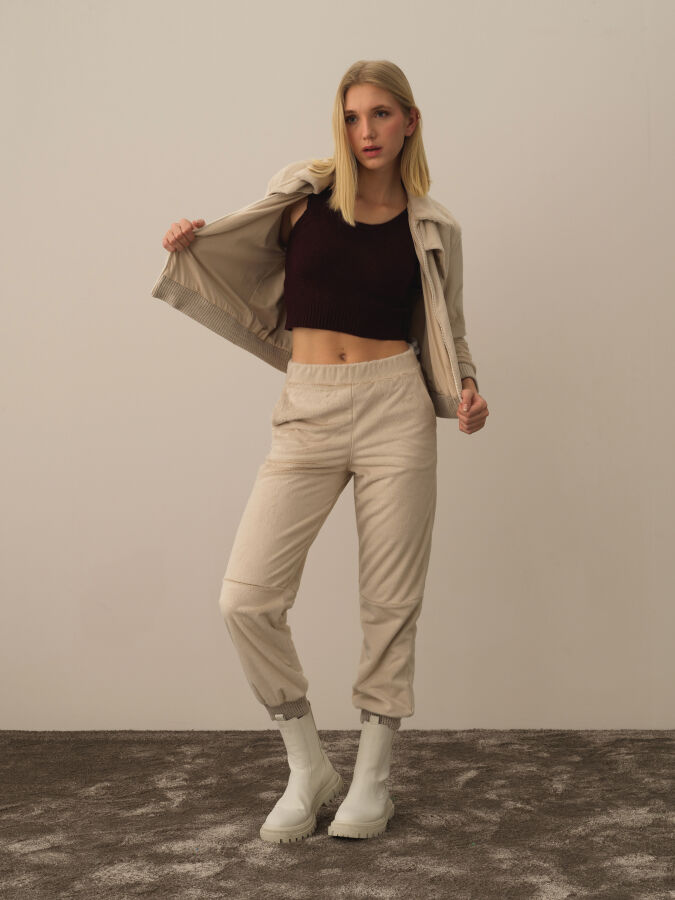 Zippered Regular Fit Sweat Jacket - Xint